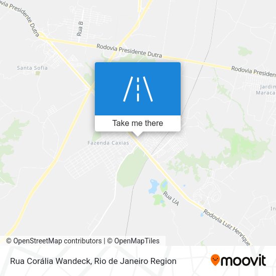 Rua Corália Wandeck map