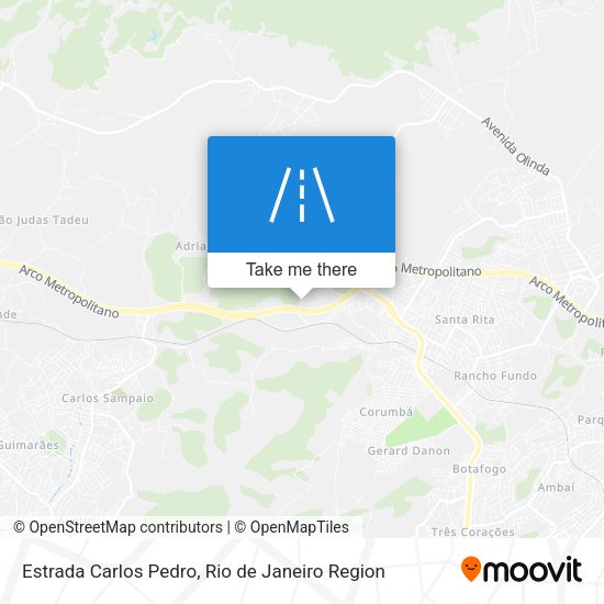 Estrada Carlos Pedro map