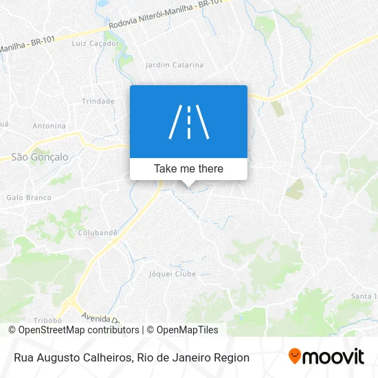 Rua Augusto Calheiros map