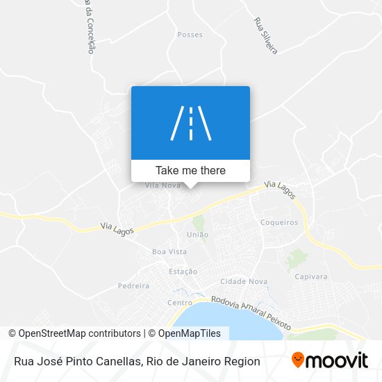 Rua José Pinto Canellas map