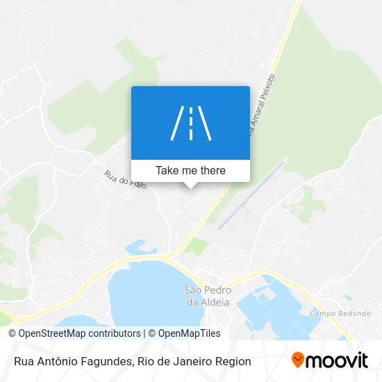 Rua Antônio Fagundes map
