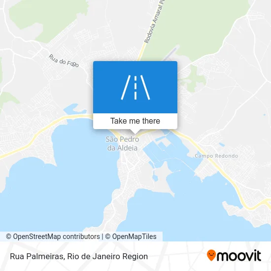 Rua Palmeiras map