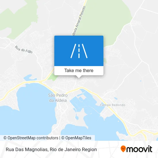 Rua Das Magnolias map