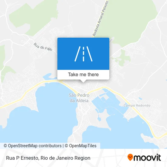 Rua P Ernesto map