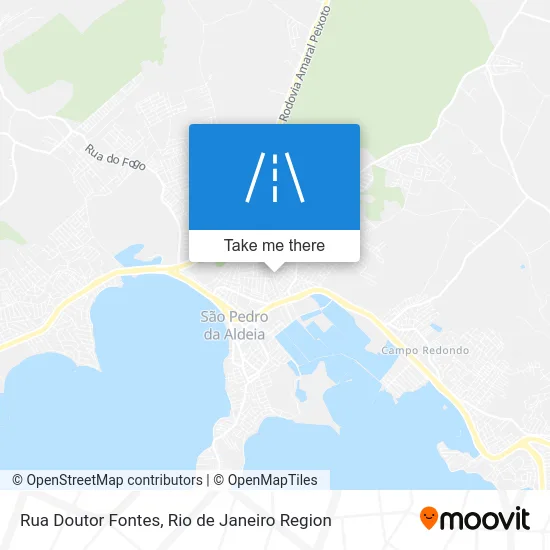 Rua Doutor Fontes map