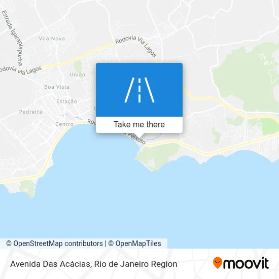 Avenida Das Acácias map