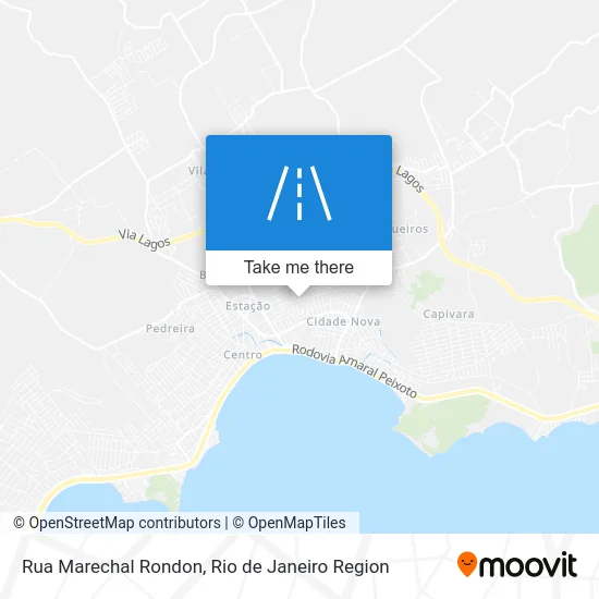 Rua Marechal Rondon map