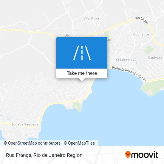 Rua França map