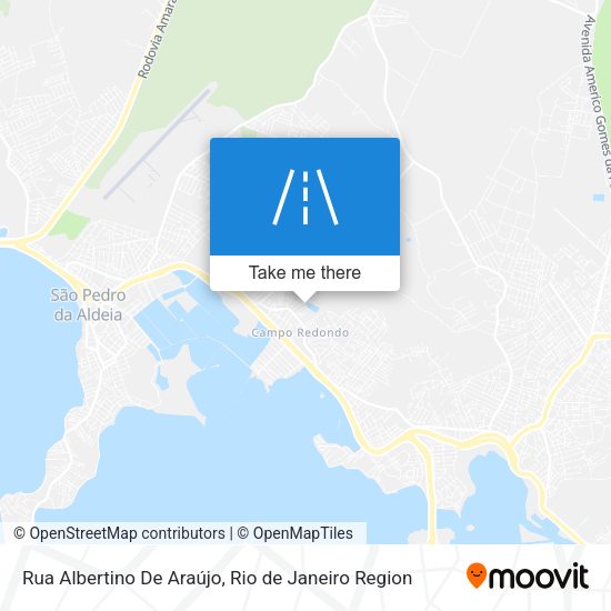 Rua Albertino De Araújo map