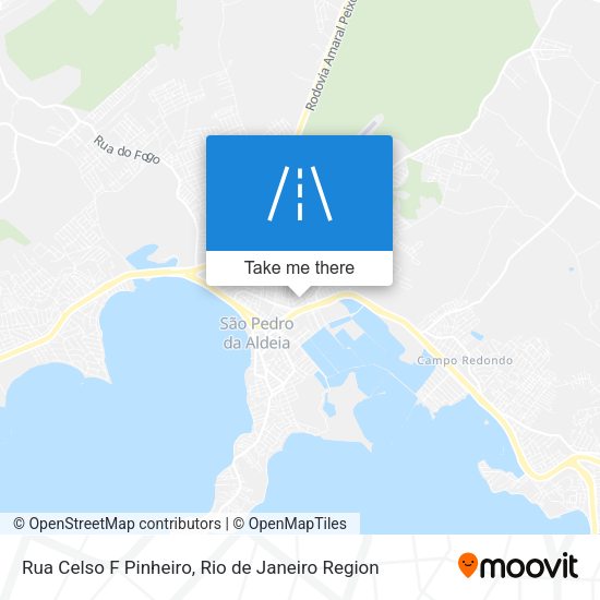 Rua Celso F Pinheiro map