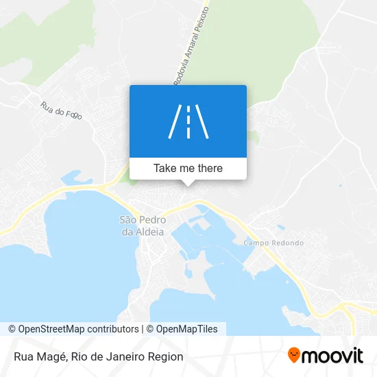 Rua Magé map