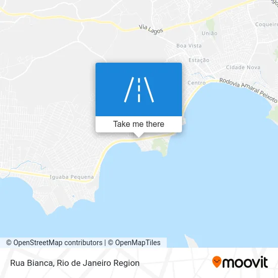 Rua Bianca map