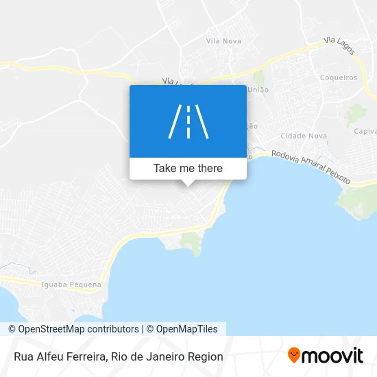 Rua Alfeu Ferreira map