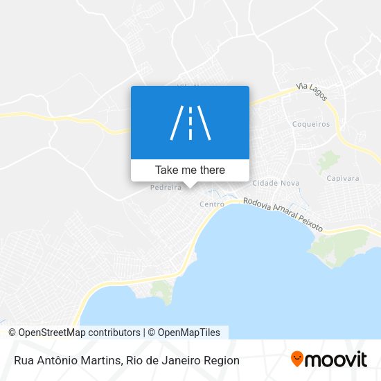 Rua Antônio Martins map