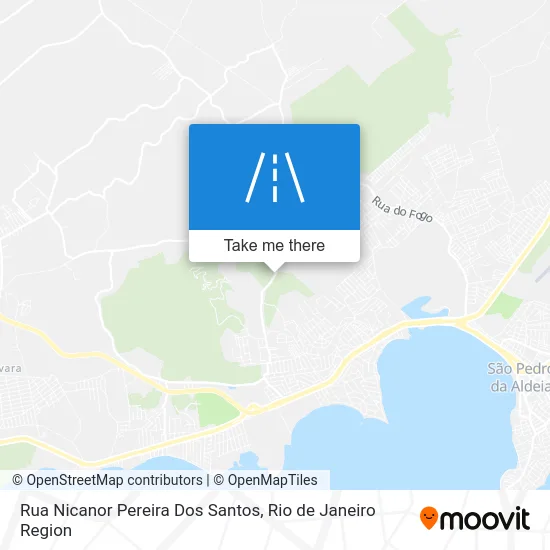 Rua Nicanor Pereira Dos Santos map