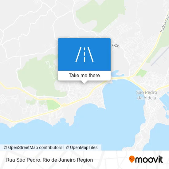 Rua São Pedro map