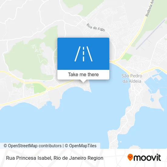 Rua Princesa Isabel map