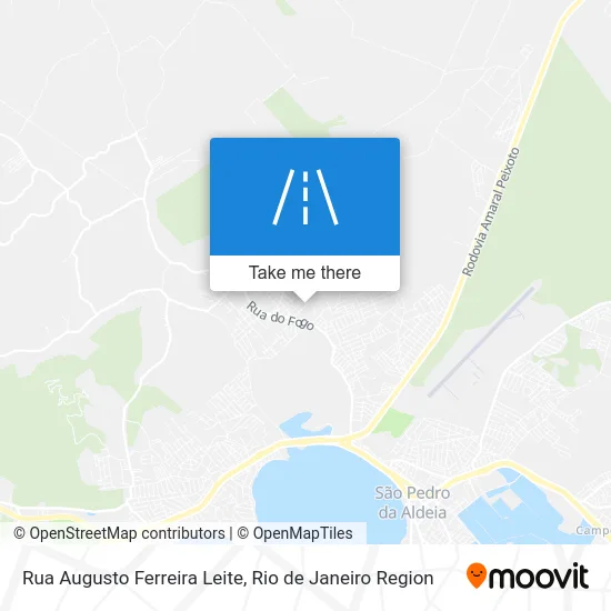 Rua Augusto Ferreira Leite map