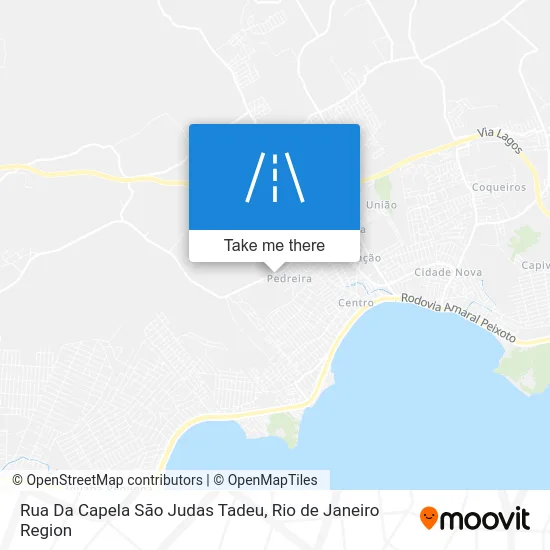 Rua Da Capela São Judas Tadeu map