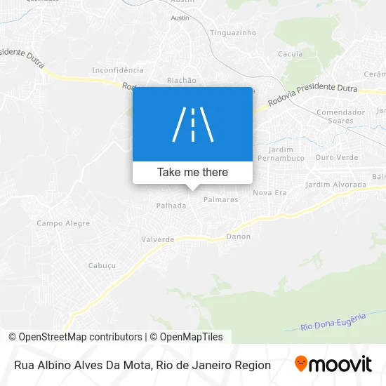 Rua Albino Alves Da Mota map