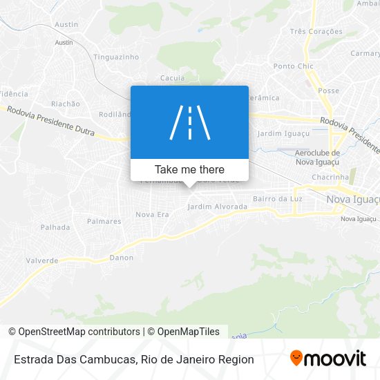 Estrada Das Cambucas map