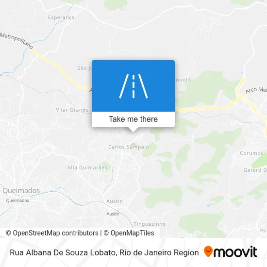 Rua Albana De Souza Lobato map