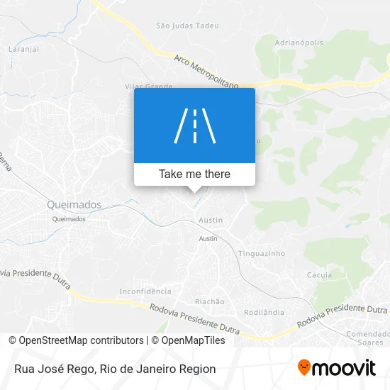Rua José Rego map