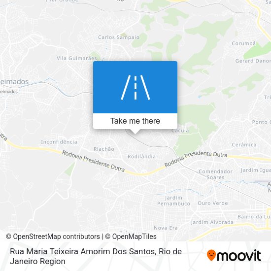 Rua Maria Teixeira Amorim Dos Santos map
