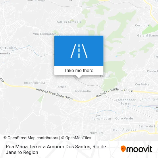 Rua Maria Teixeira Amorim Dos Santos map