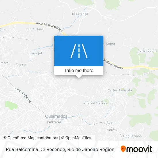 Rua Balcemina De Resende map