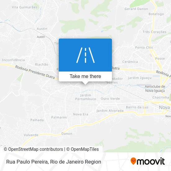 Rua Paulo Pereira map