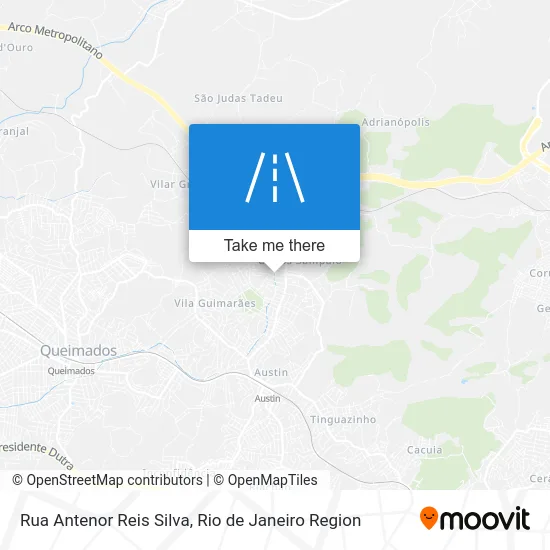 Rua Antenor Reis Silva map