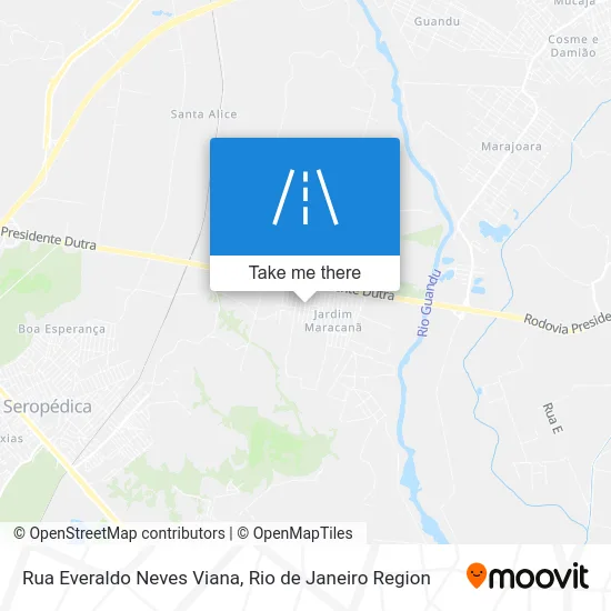 Rua Everaldo Neves Viana map