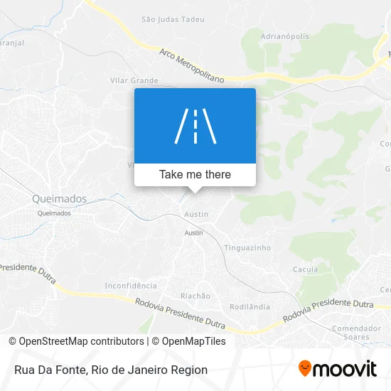 Rua Da Fonte map