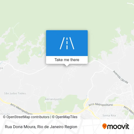 Rua Dona Moura map