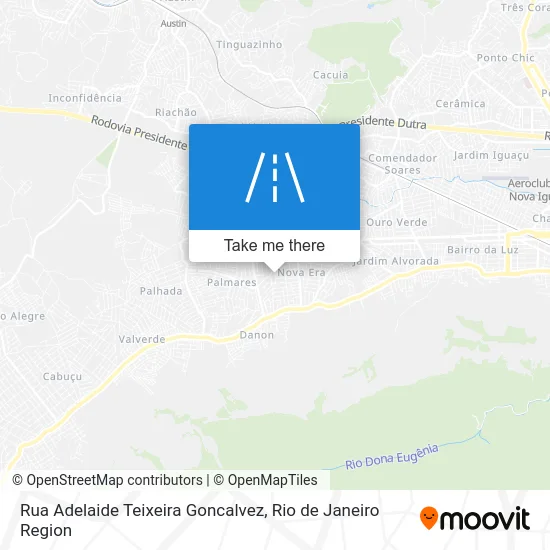Rua Adelaide Teixeira Goncalvez map