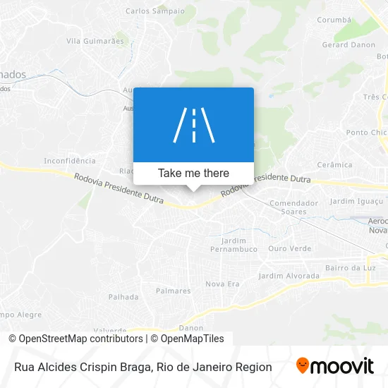 Rua Alcides Crispin Braga map