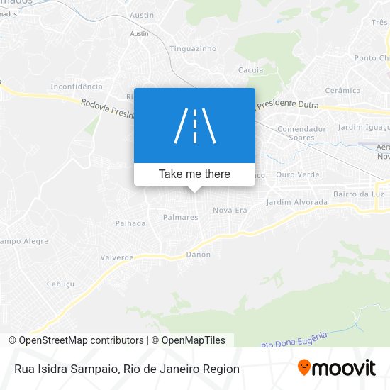 Rua Isidra Sampaio map
