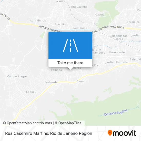 Rua Casemiro Martins map