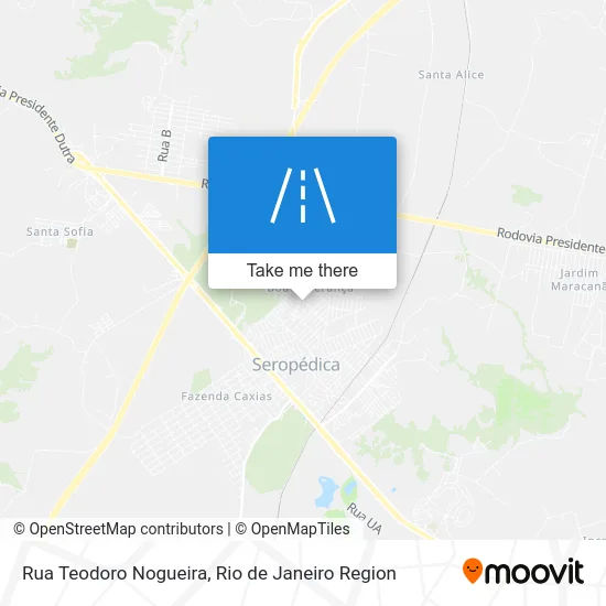 Rua Teodoro Nogueira map
