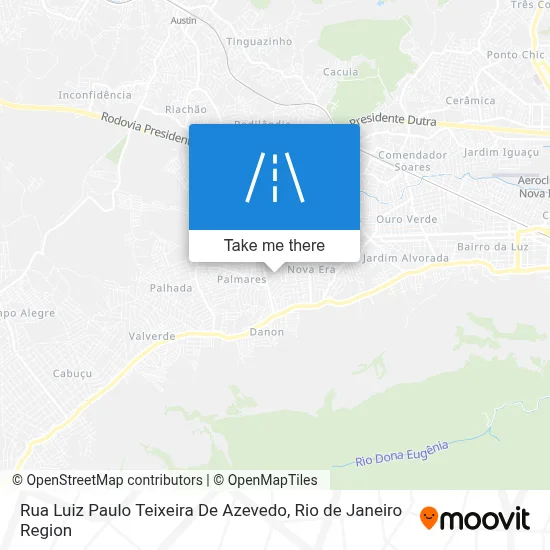 Rua Luiz Paulo Teixeira De Azevedo map