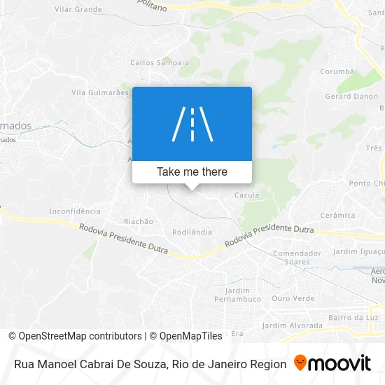 Rua Manoel Cabrai De Souza map