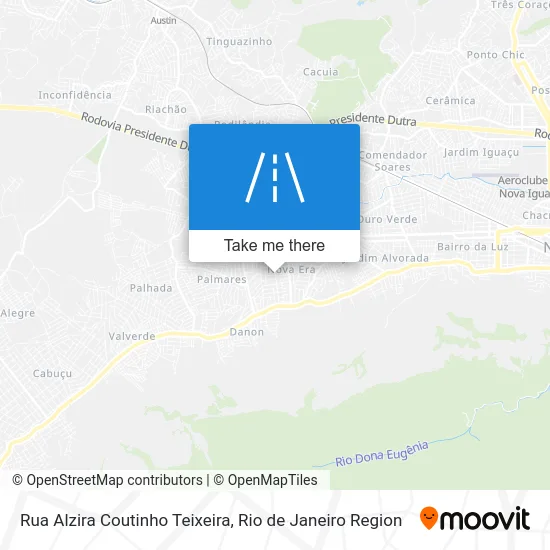 Rua Alzira Coutinho Teixeira map