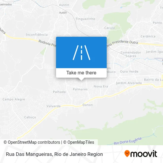 Rua Das Mangueiras map