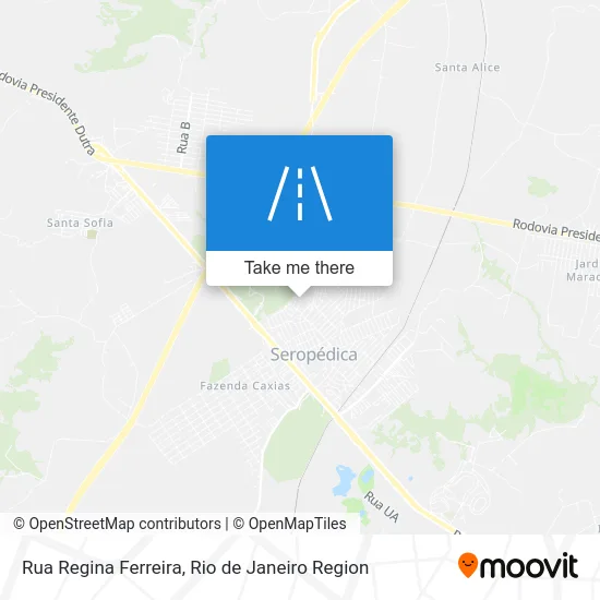 Rua Regina Ferreira map