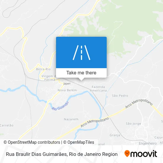 Rua Braulir Dias Guimarães map