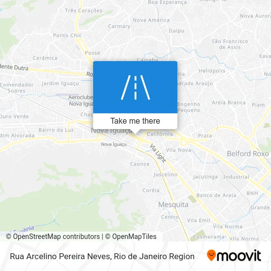 Rua Arcelino Pereira Neves map
