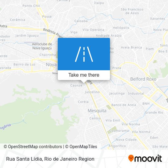 Rua Santa Lídia map