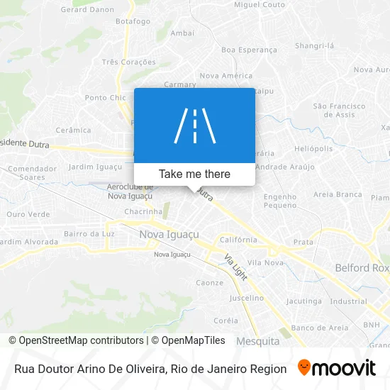 Rua Doutor Arino De Oliveira map