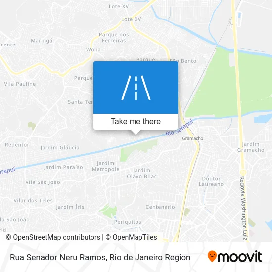 Rua Senador Neru Ramos map